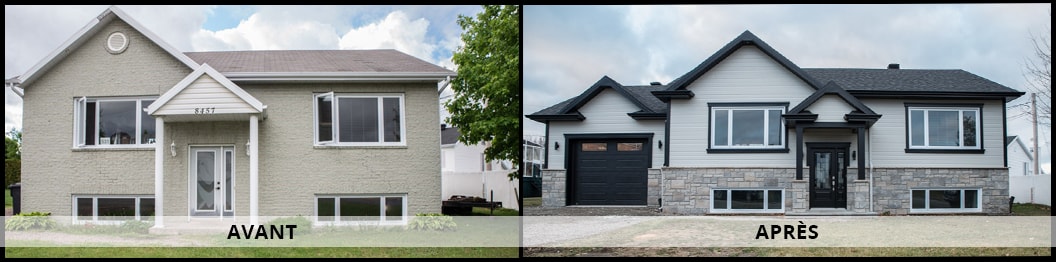 Maison avant et après